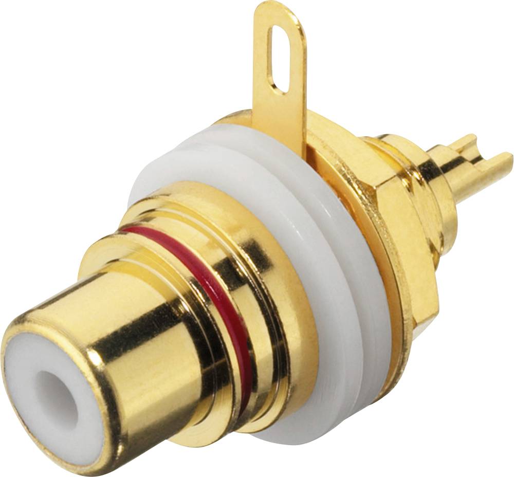 Monacor T-710GI Cinch-Einbaubuchse