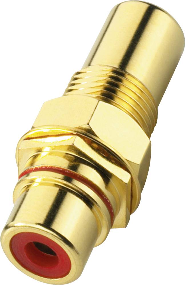 Monacor T-730G/RT Cinch-Einbaubuchse