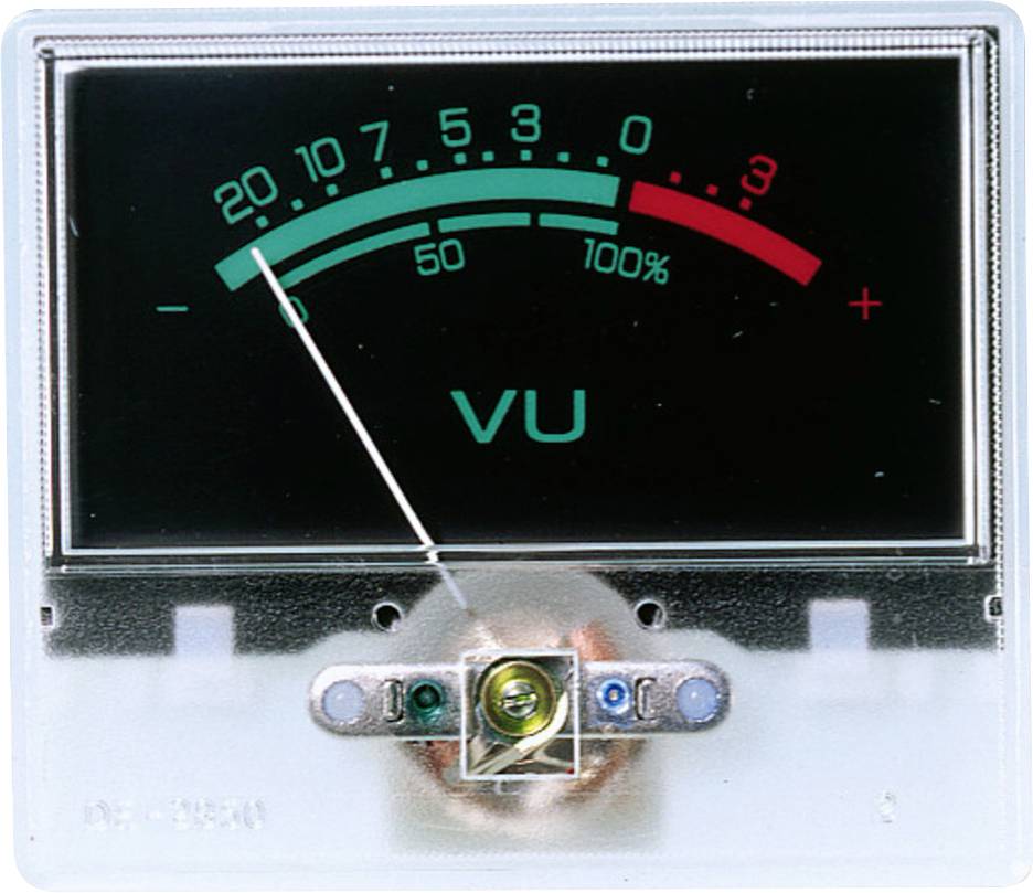 Monacor 0291050 V-22 V-22 Einbauinstrument, VU