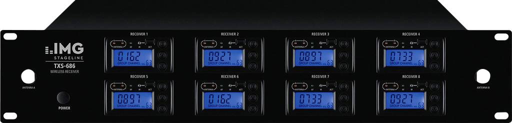 IMG Stageline TXS-686 UHF-PLL-Empfänger