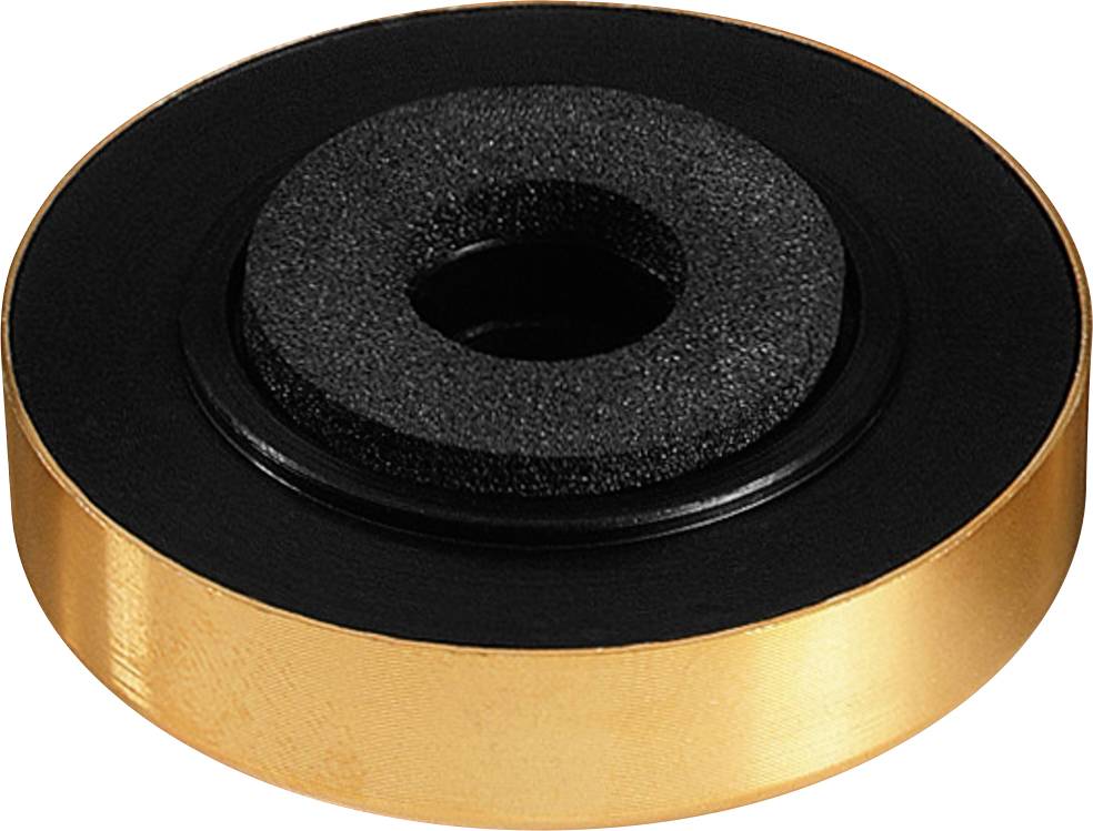 Monacor HF-45G Gerätefuß Gold, Schwarz 1St.