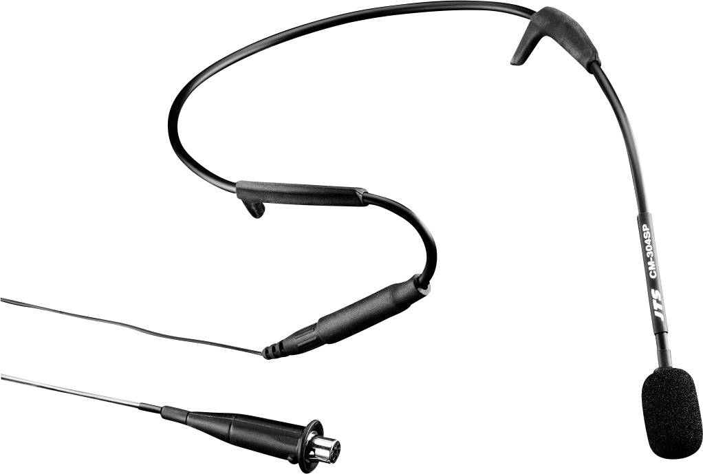 Headset-Mikrofon mit Ohrbügeln, flexibel und leicht, ideal für Präsentationen oder Bühnenauftritte. Modellnummer sichtbar.