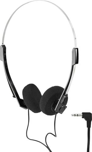 Monacor MD-39 On Ear Kopfhörer kabelgebunden