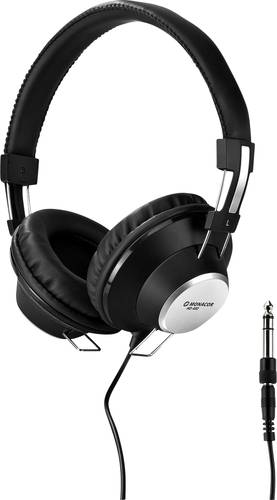 Monacor MD-480 On Ear Kopfhörer kabelgebunden
