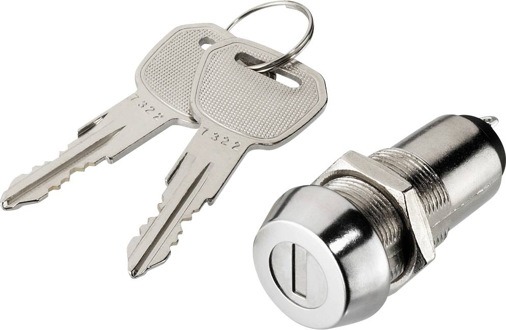 Monacor 0011300 NS-30 Schlüsselschalter 150V 3A 1St.