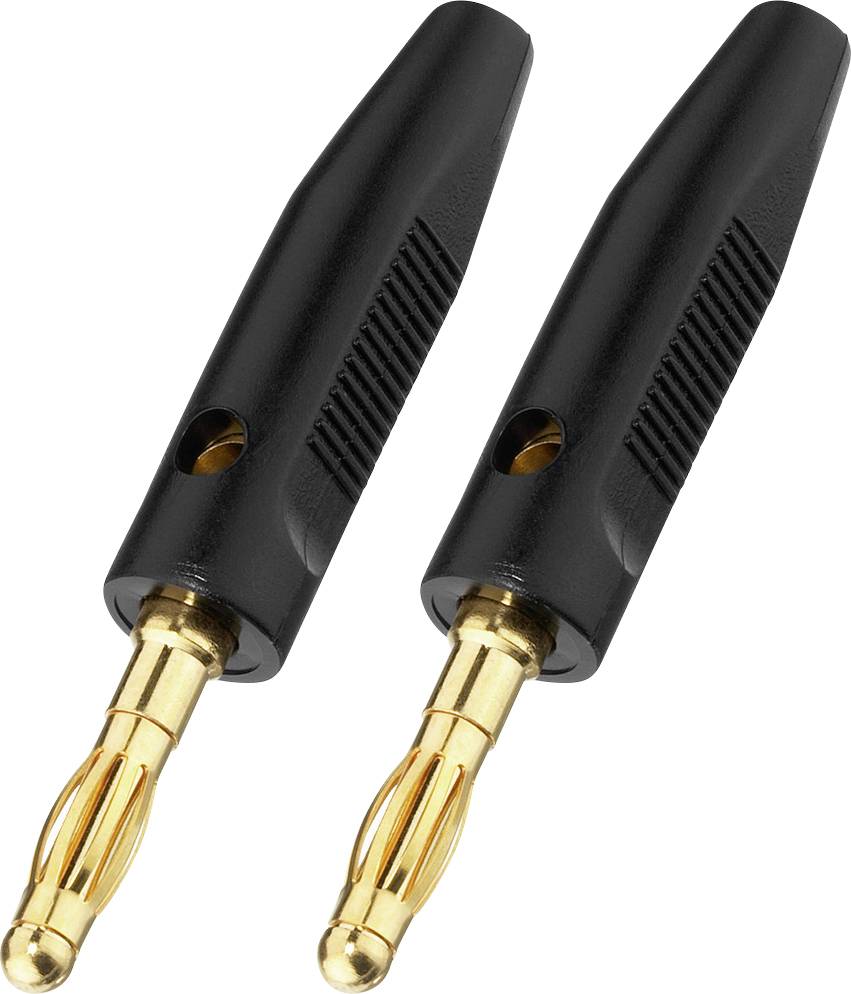 Monacor BP-30G/SW Bananenstecker