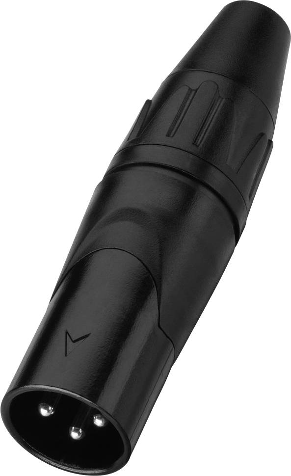 Monacor XLR-823/P/SW XLR-Stecker
