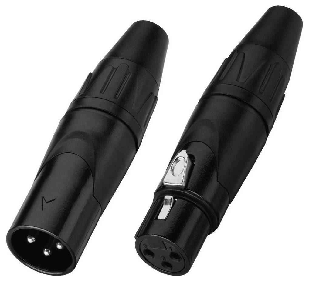 Monacor XLR-823/P/SW XLR-Stecker