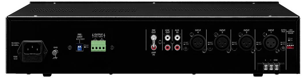 Monacor PA-928D ELA-Verstärker 5-Kanal