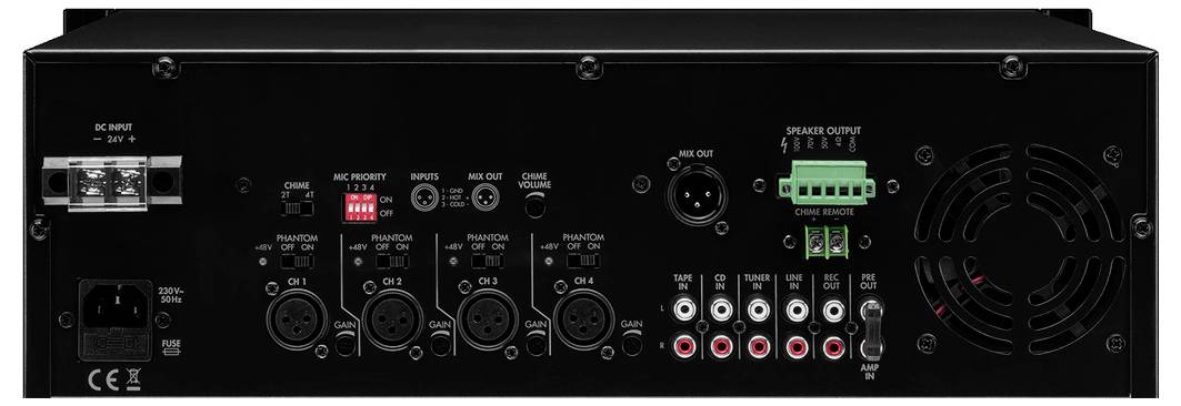 Monacor PA-948 ELA-Verstärker 5-Kanal