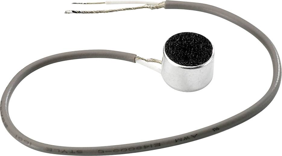 Monacor 0233670 Mikrofon-Kapsel 1.5 - 10V Frequenz-Bereich=50Hz - 16000Hz