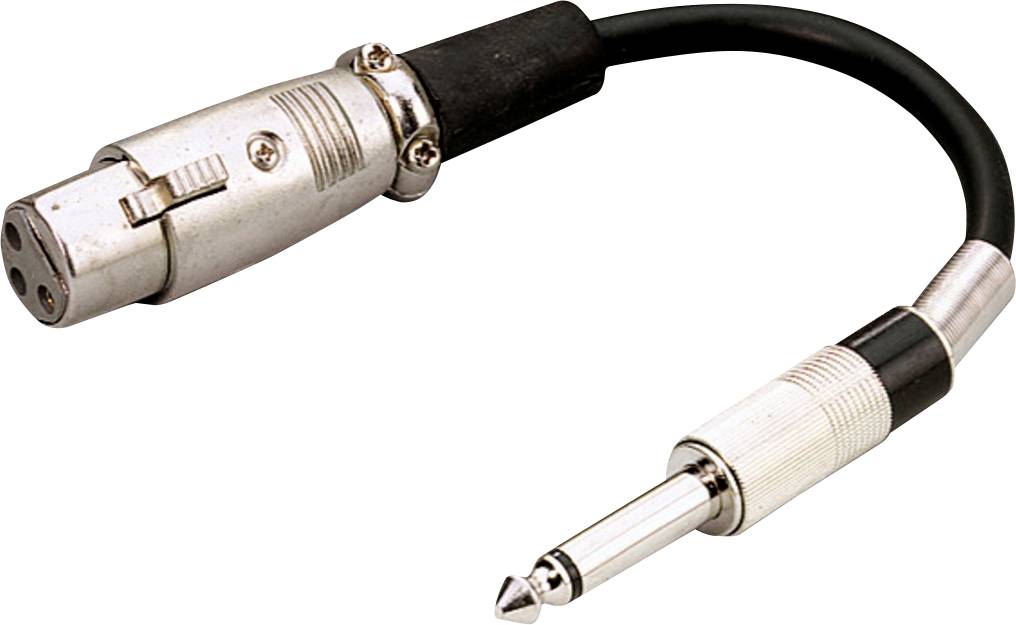 Monacor MCA-15/1 Audio Adapter [1x XLR-Buchse - 1x Klinkenstecker 3.5 mm] 15cm