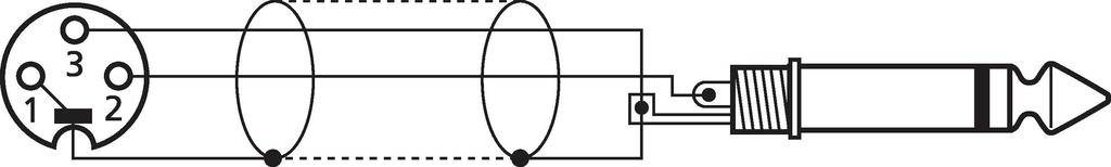 Monacor MCA-15/1 Audio Adapter [1x XLR-Buchse - 1x Klinkenstecker 3.5 mm] 15cm