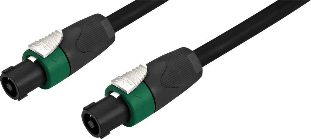 Monacor Lautsprecher Kabel 4 x 2.5mm² 15m Schwarz
