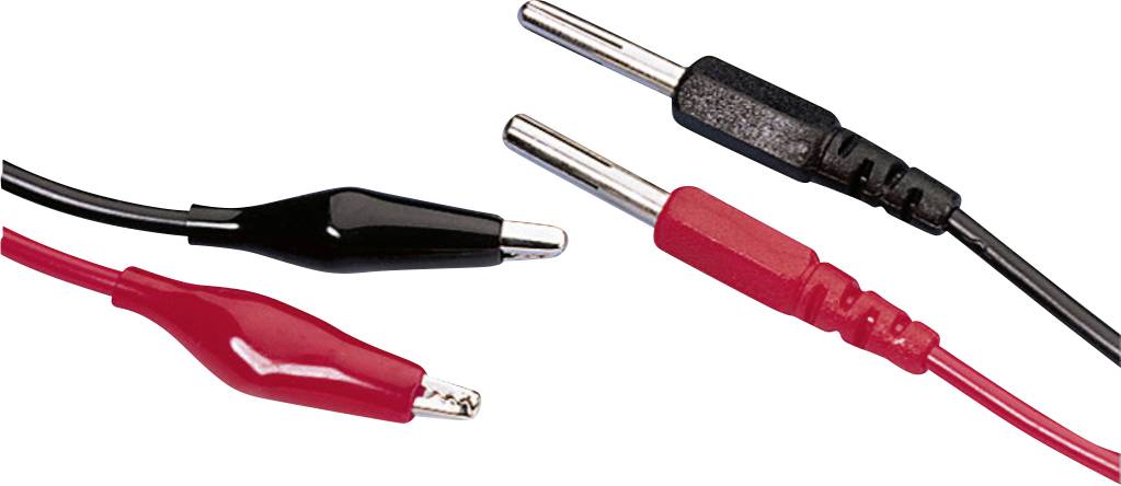 Monacor CC-313 Messleitung 100cm Rot, Schwarz 1 Paar