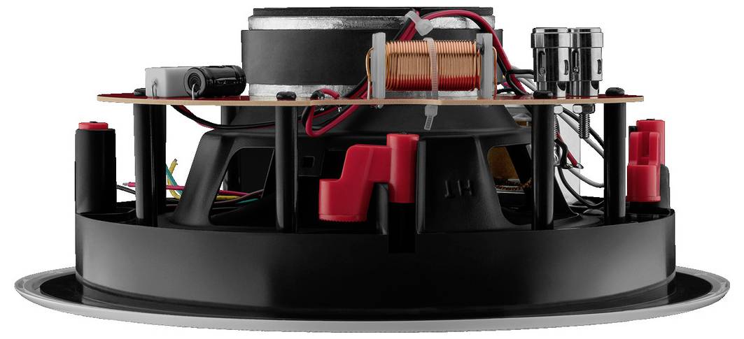 Monacor EDL-62HQ ELA-Deckenlautsprecher 70W 100V Weiß/Schwarz 1St.