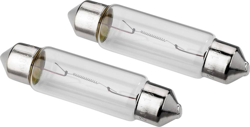 Monacor 0020540 Soffittenlampe 24V 18W Warmweiß 1 Paar