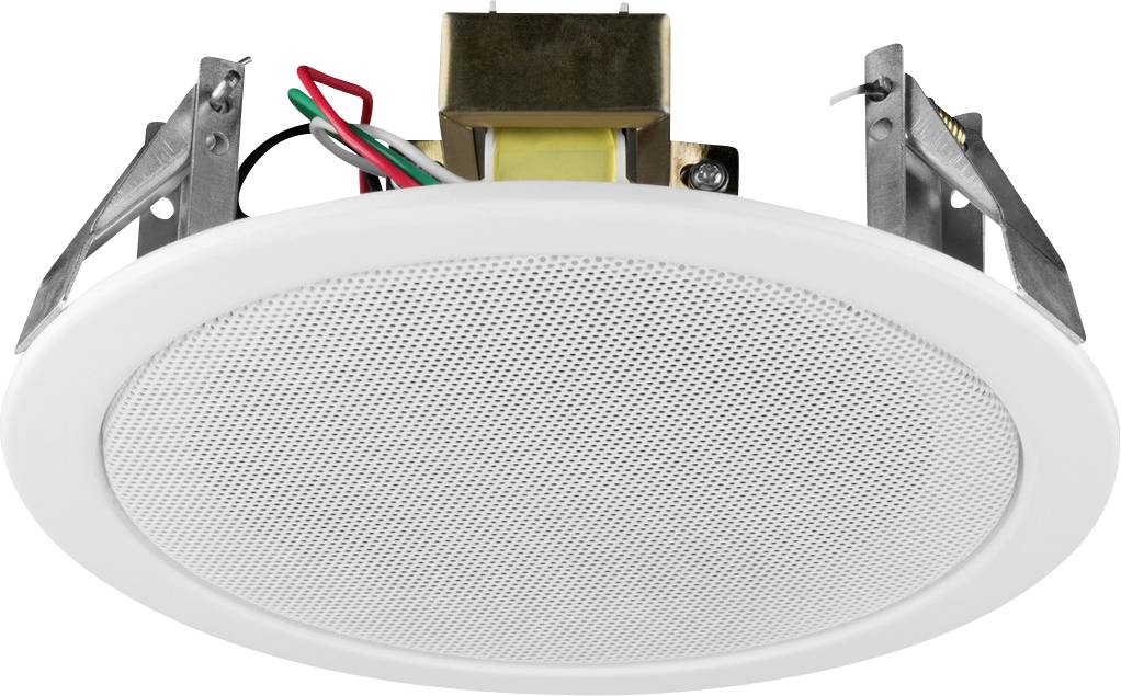 Monacor EDL-15 ELA-Deckenlautsprecher 100V Weiß 1St.