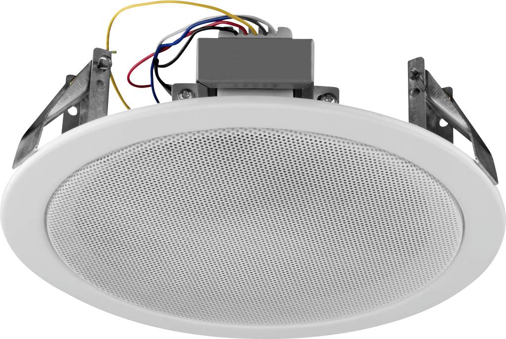Monacor EDL-116TW ELA-Deckenlautsprecher 100V Weiß 1St.