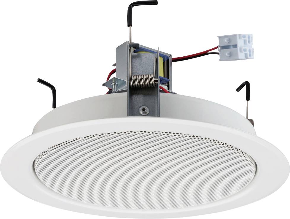 Monacor EDL-70/WS ELA-Deckenlautsprecher 100V Weiß 1St.