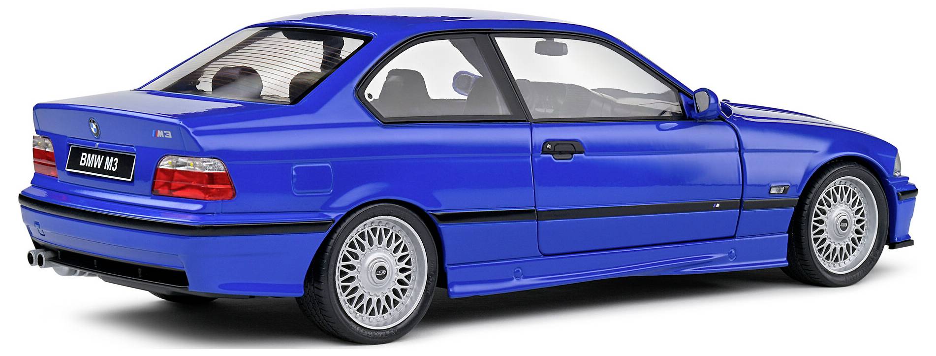 Solido BMW E36 M3 Coupe 1996 blau 1:18 Modellauto