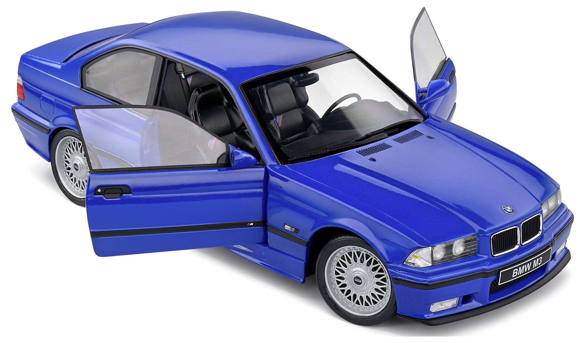 Solido BMW E36 M3 Coupe 1996 blau 1:18 Modellauto
