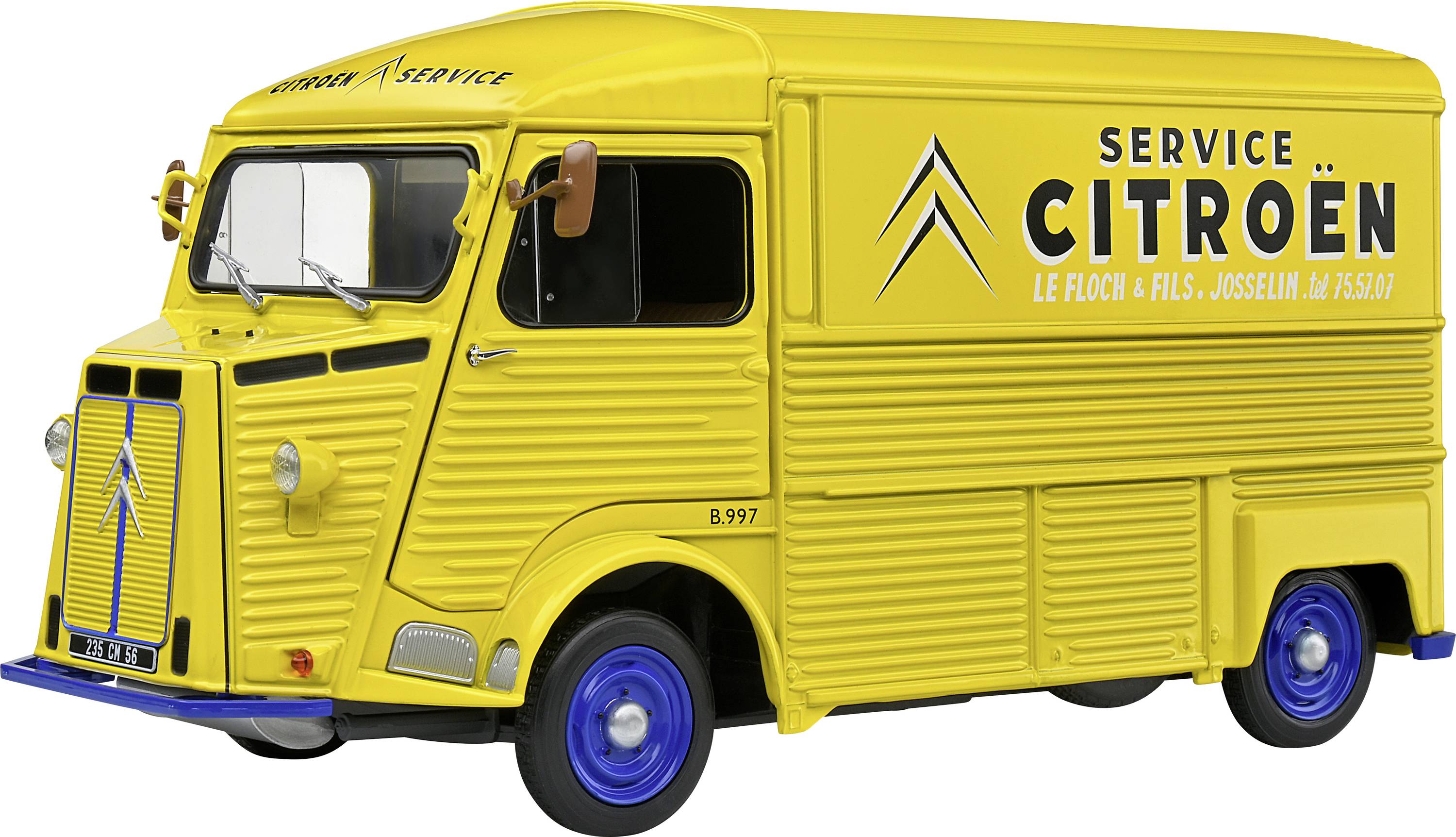 Solido Citroën Type HY 1969 gelb 1:18 Modellauto