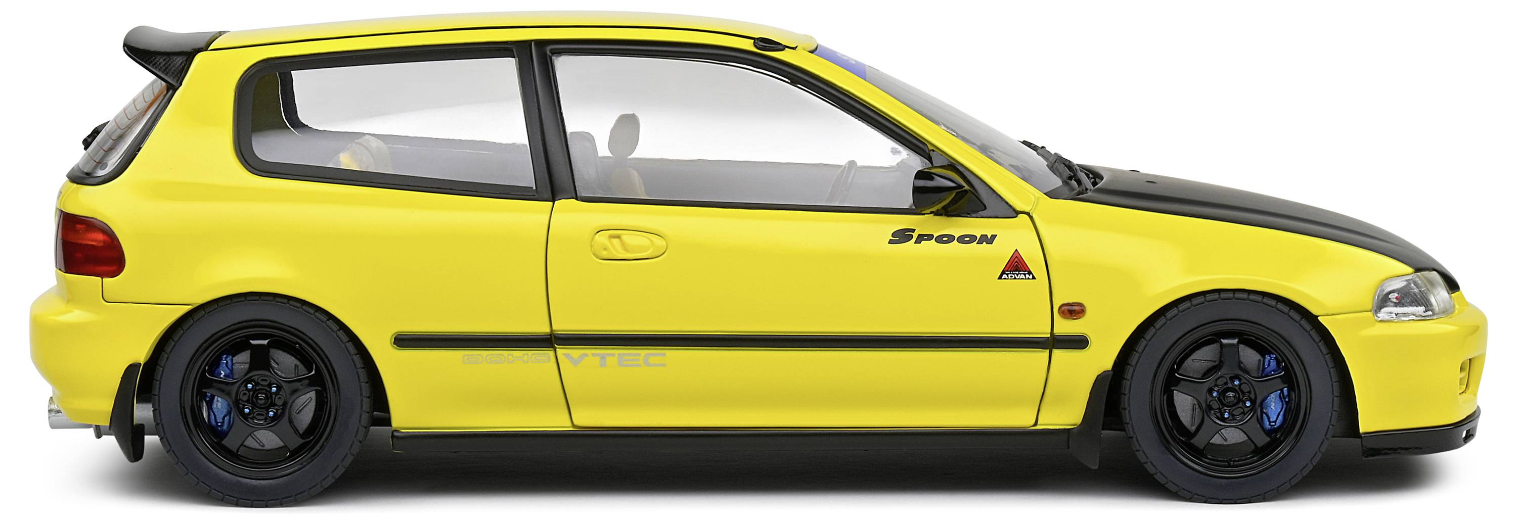 Solido Honda Civic (EG6) 1991 gelb 1:18 Modellauto