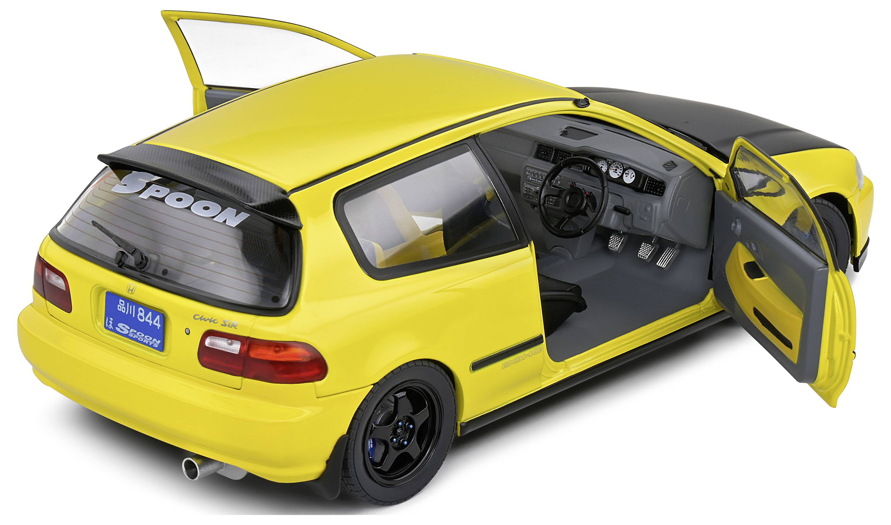 Solido Honda Civic (EG6) 1991 gelb 1:18 Modellauto