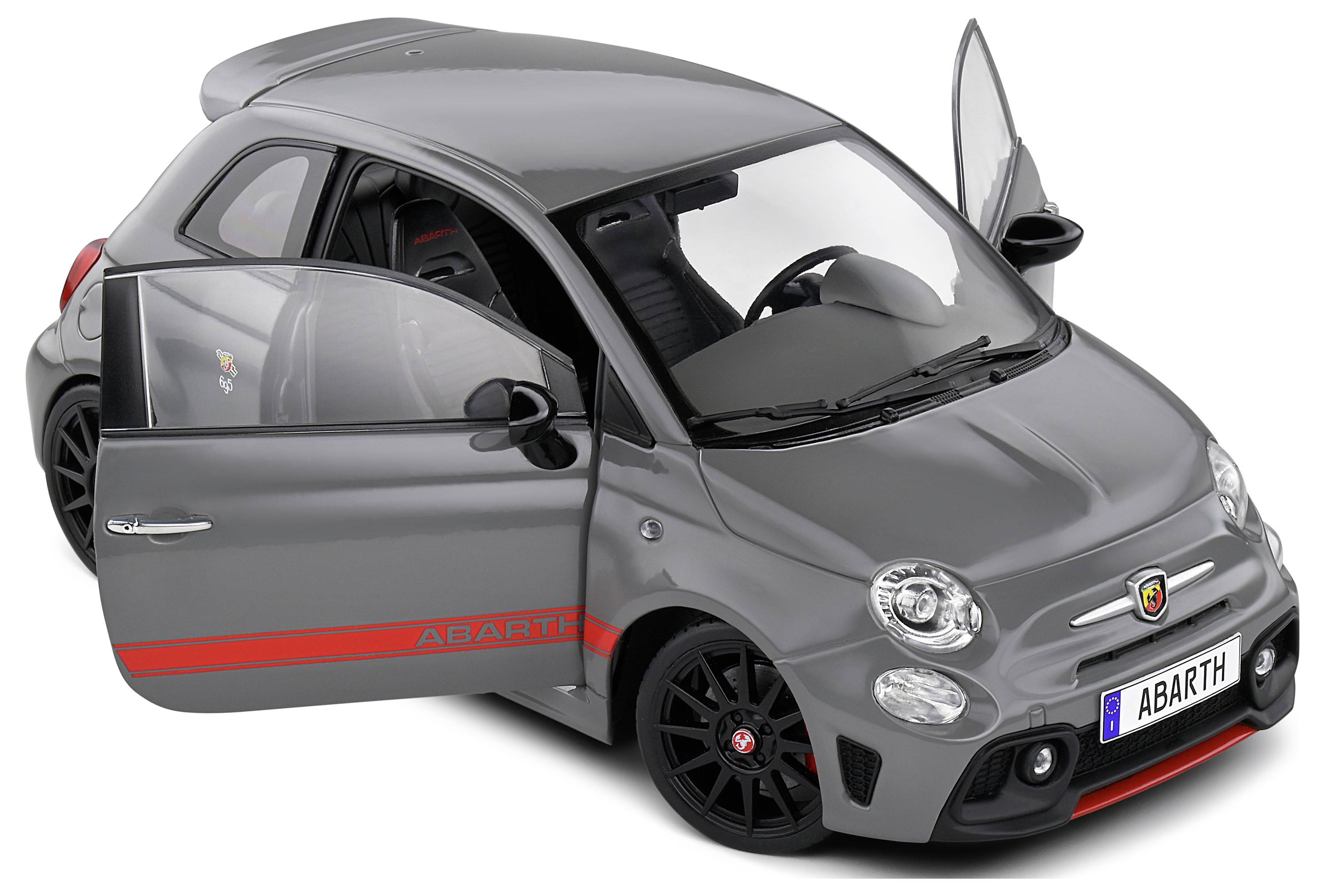 Solido Fiat 695 Abarth 2022 grau 1:18 Modellauto