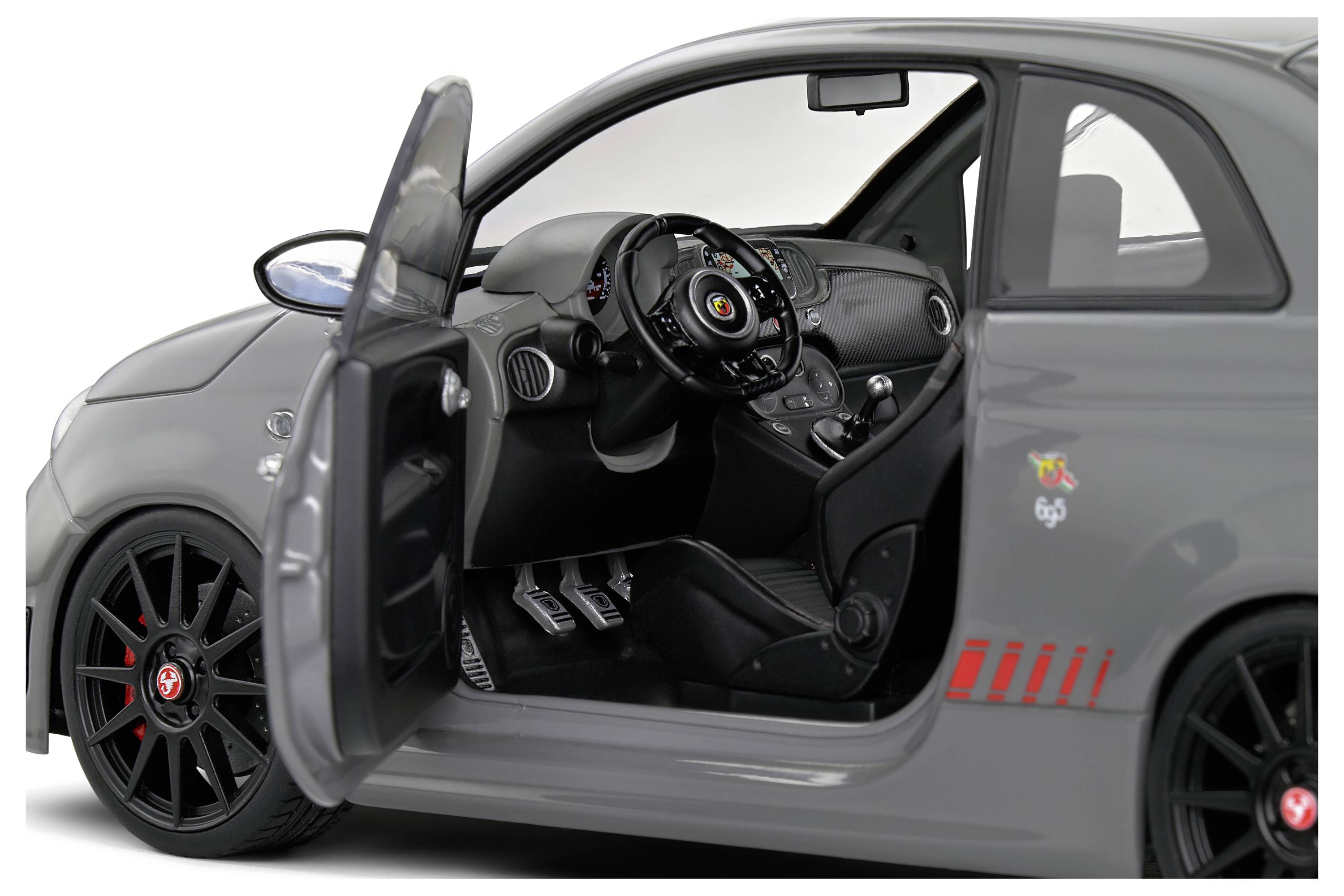 Solido Fiat 695 Abarth 2022 grau 1:18 Modellauto