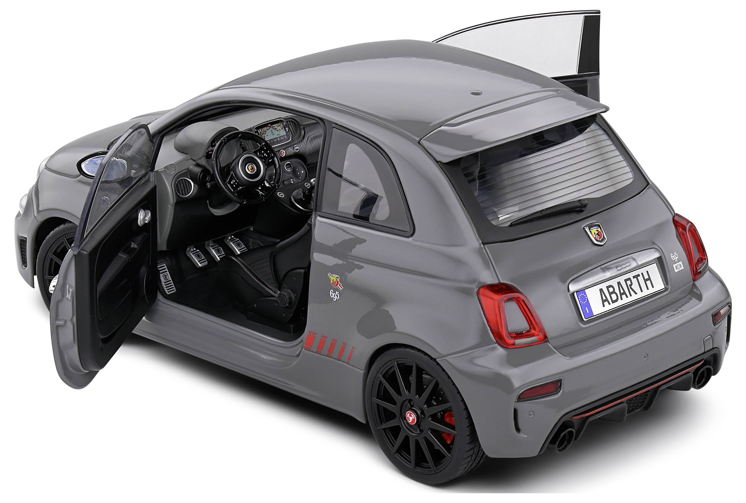 Solido Fiat 695 Abarth 2022 grau 1:18 Modellauto