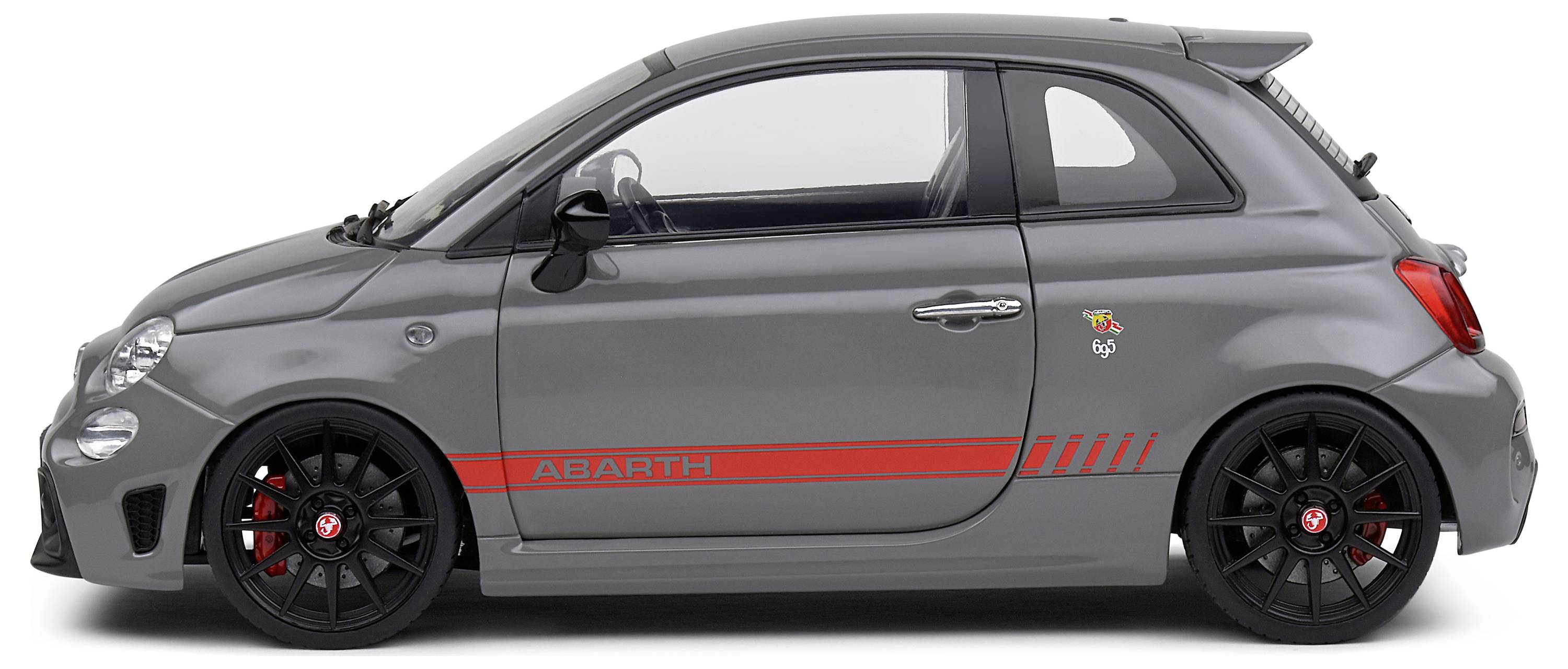Solido Fiat 695 Abarth 2022 grau 1:18 Modellauto