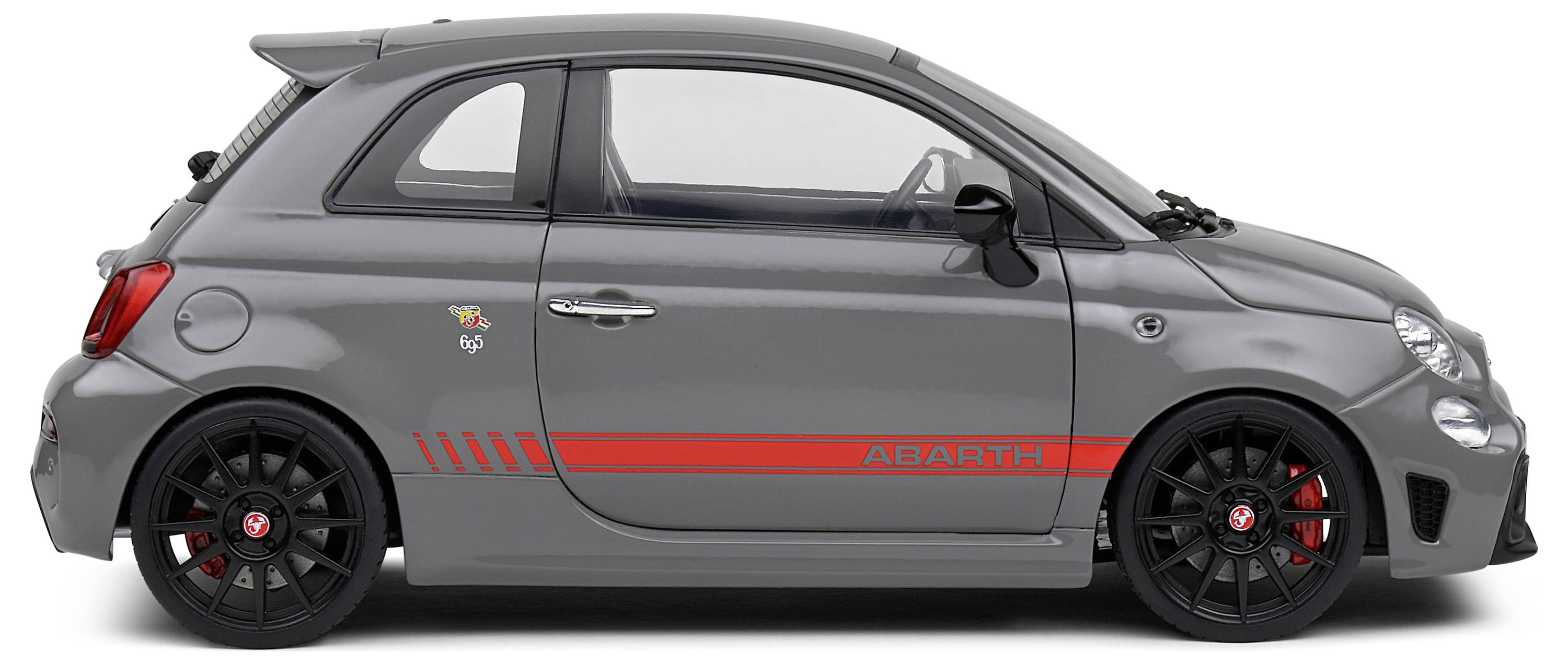 Solido Fiat 695 Abarth 2022 grau 1:18 Modellauto