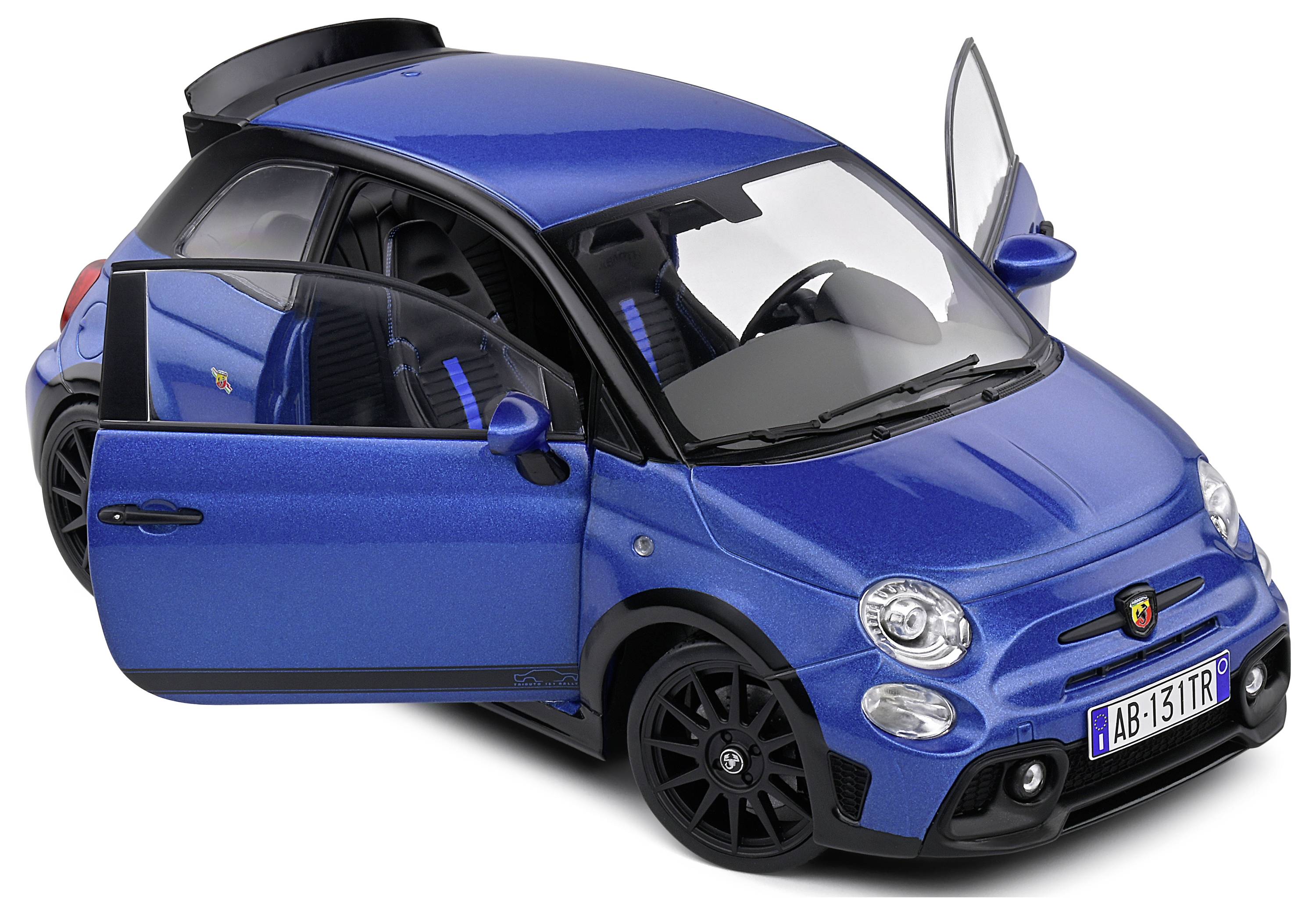 Solido Fiat 695 Abarth 2022 blau 1:18 Modellauto