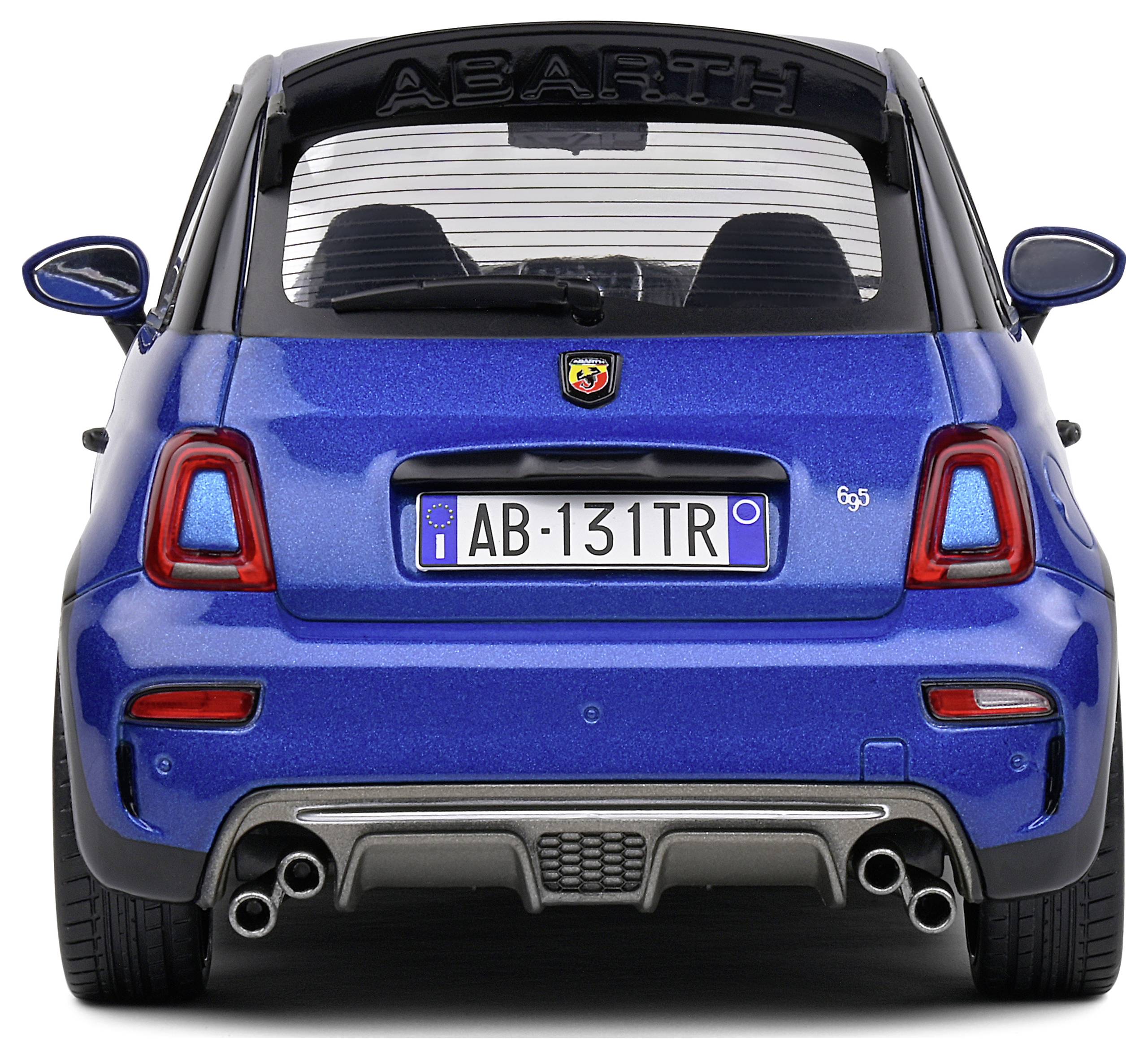 Solido Fiat 695 Abarth 2022 blau 1:18 Modellauto