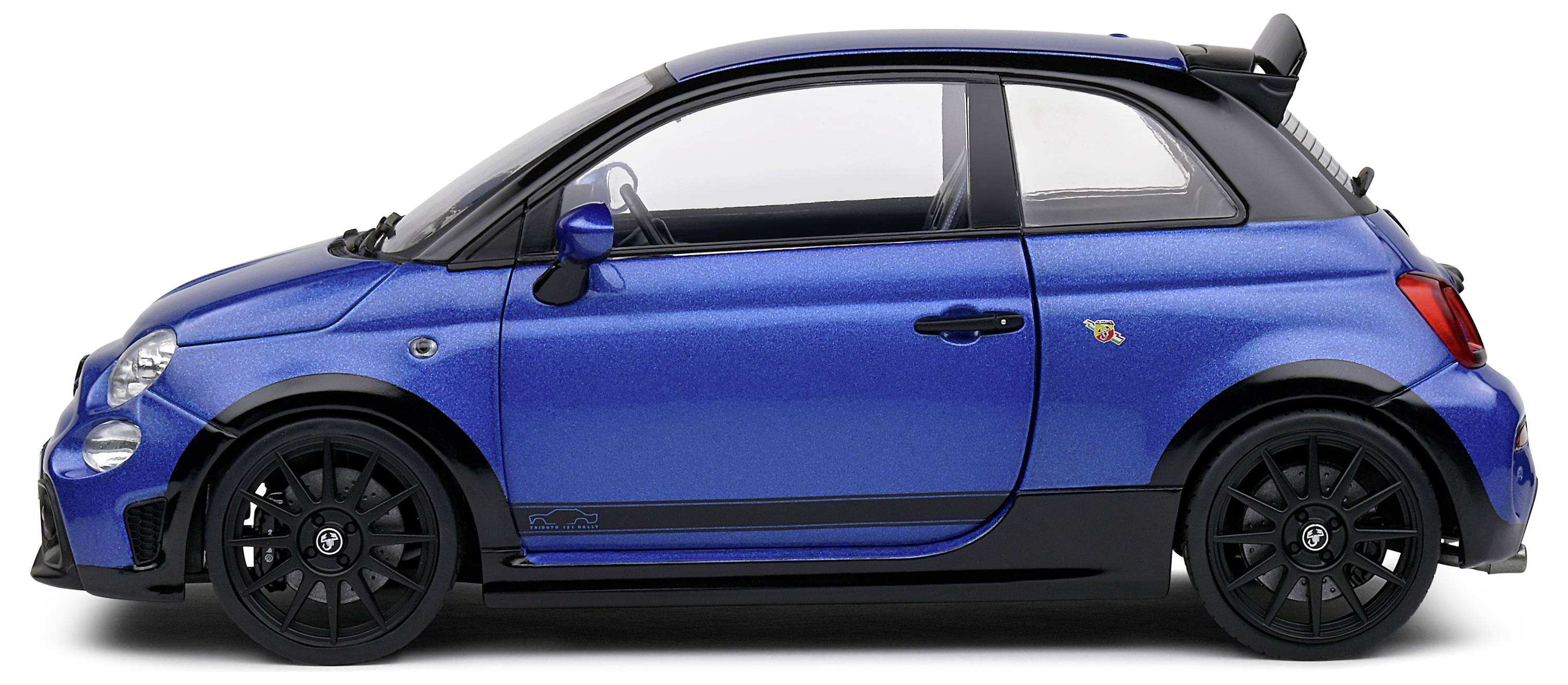 Solido Fiat 695 Abarth 2022 blau 1:18 Modellauto
