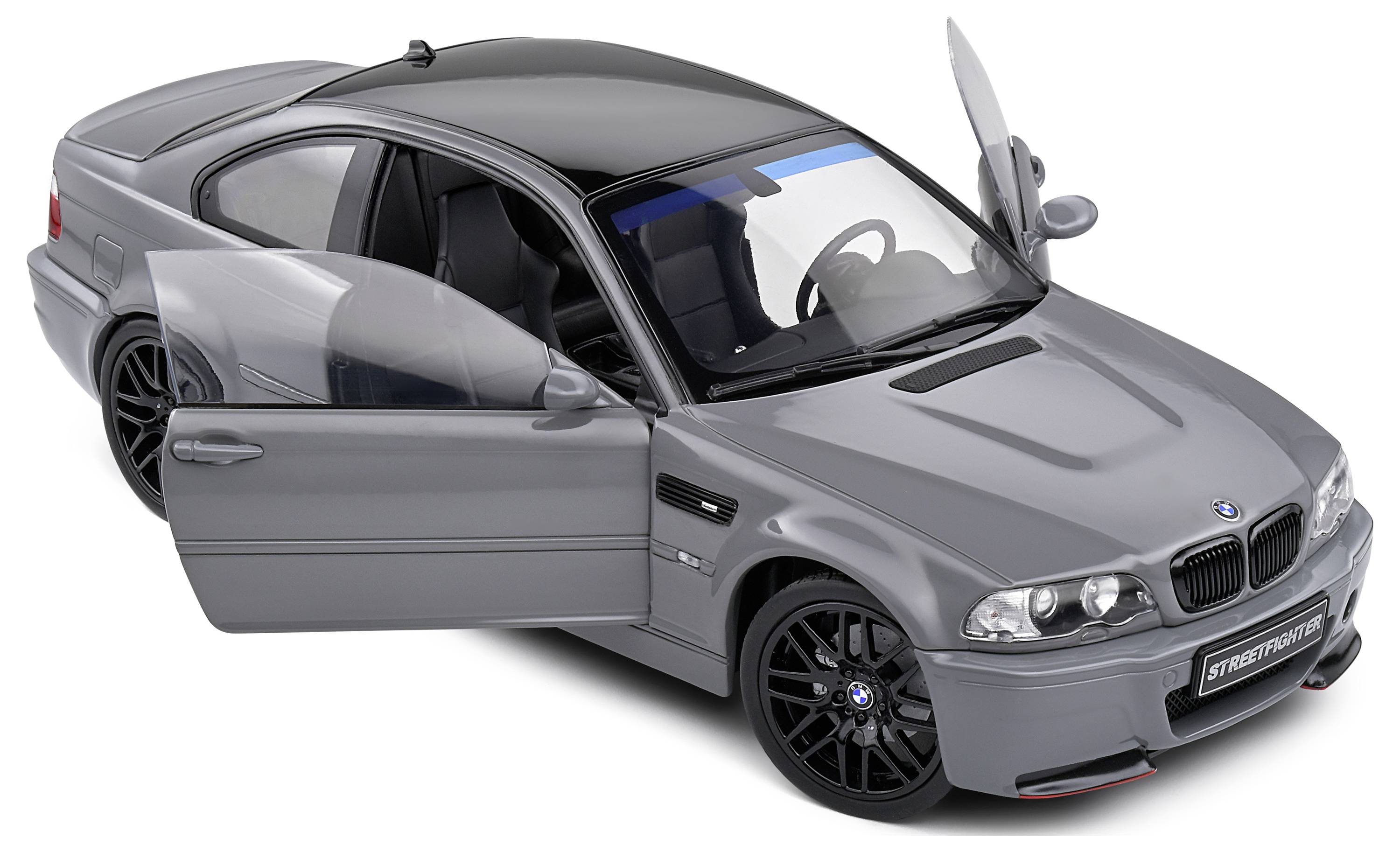 Solido BMW E46 M3 Coupe 2000 grau 1:18 Modellauto