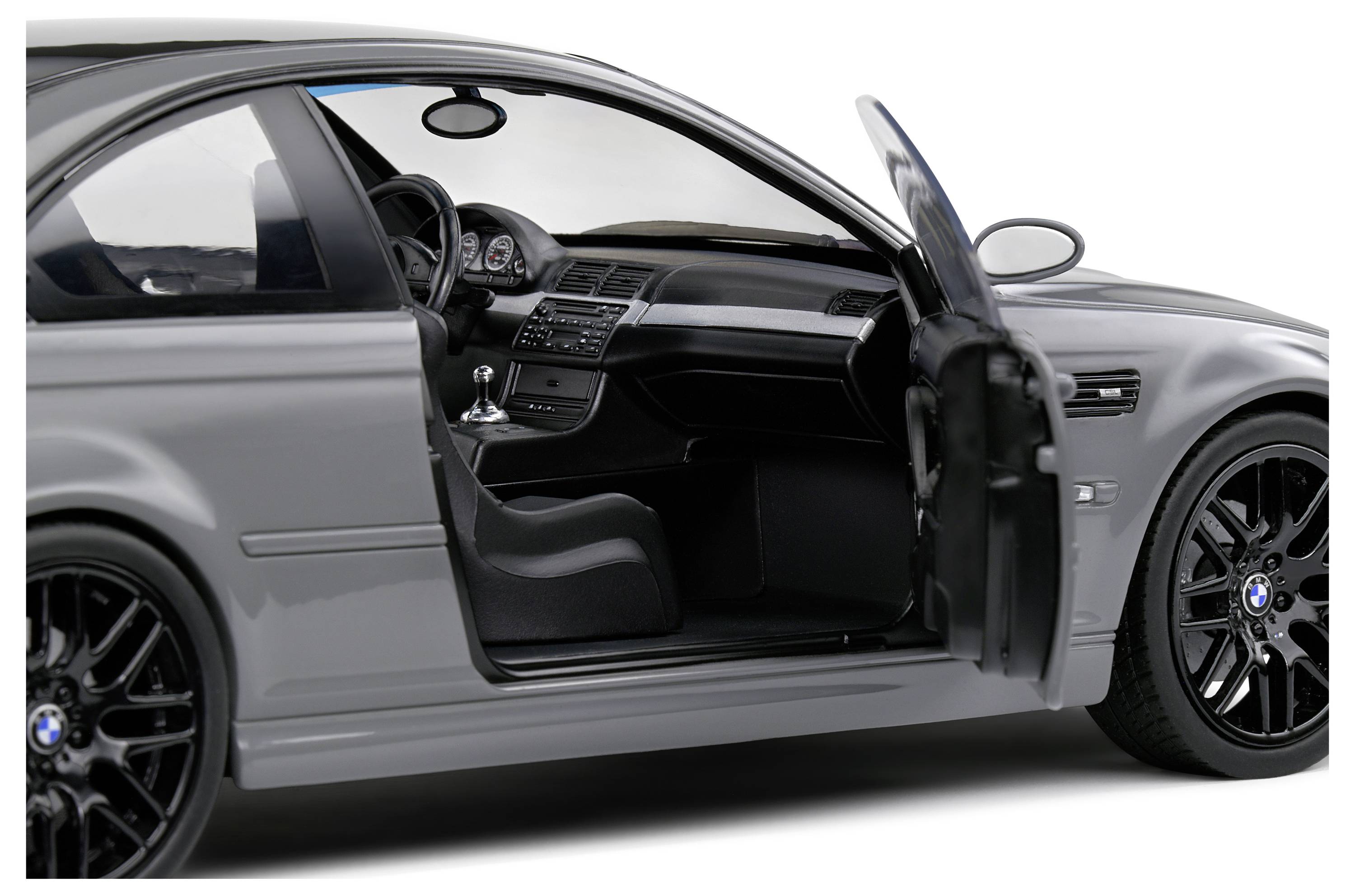 Solido BMW E46 M3 Coupe 2000 grau 1:18 Modellauto