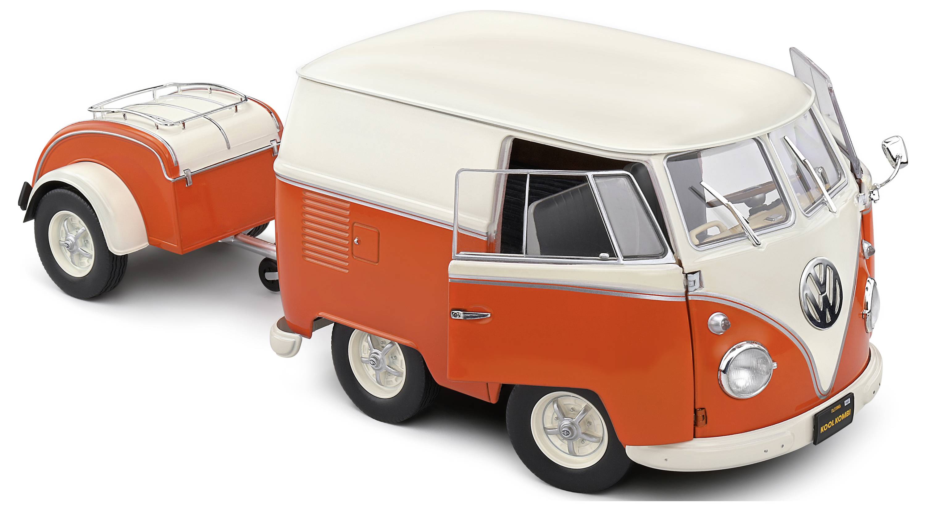 Solido Kool Kombi 2023 weiß/orange 1:18 Modellauto