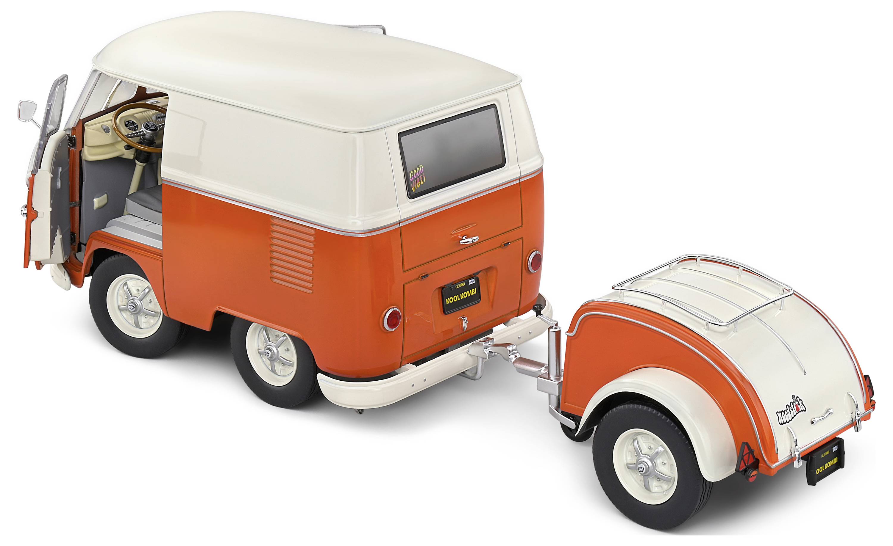 Solido Kool Kombi 2023 weiß/orange 1:18 Modellauto