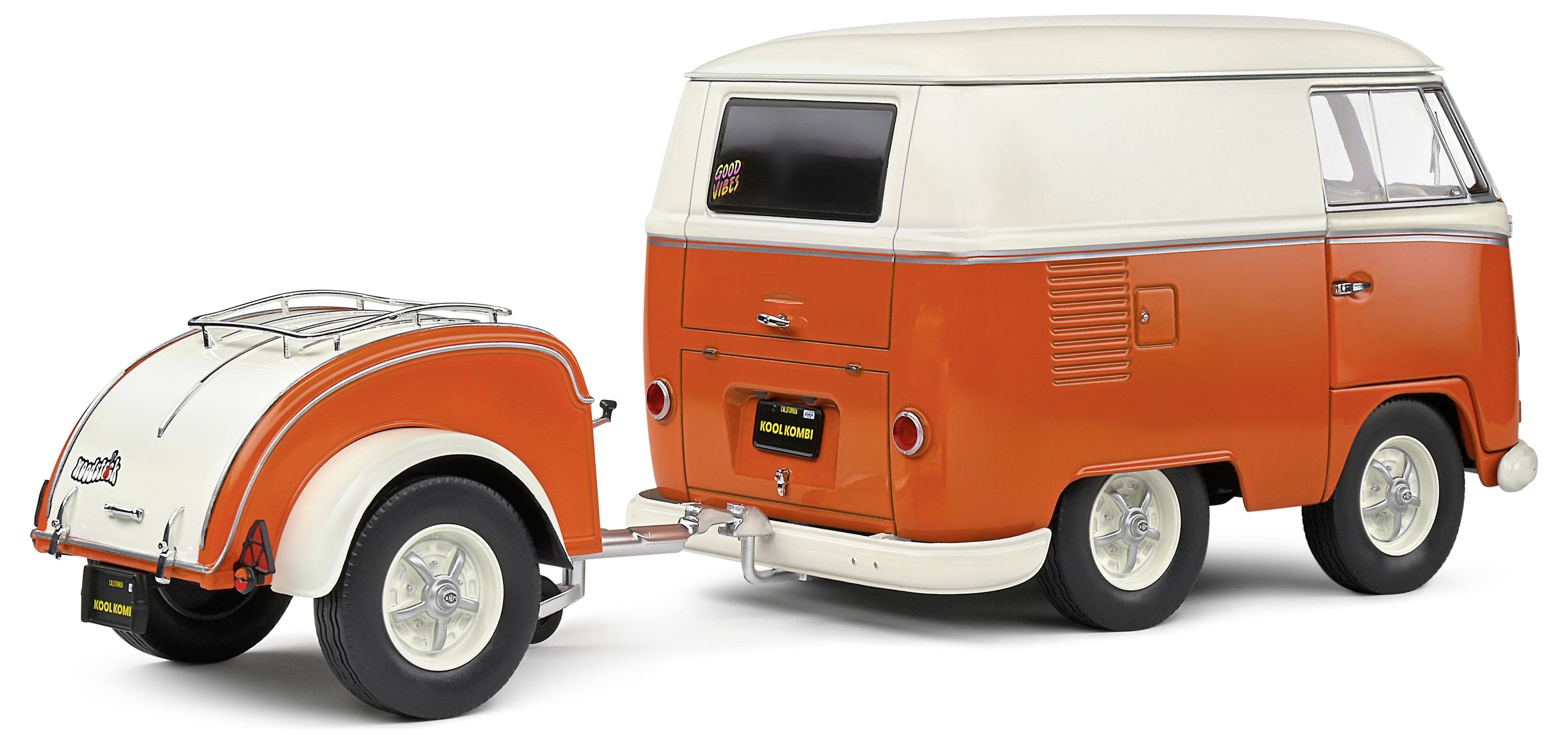 Solido Kool Kombi 2023 weiß/orange 1:18 Modellauto