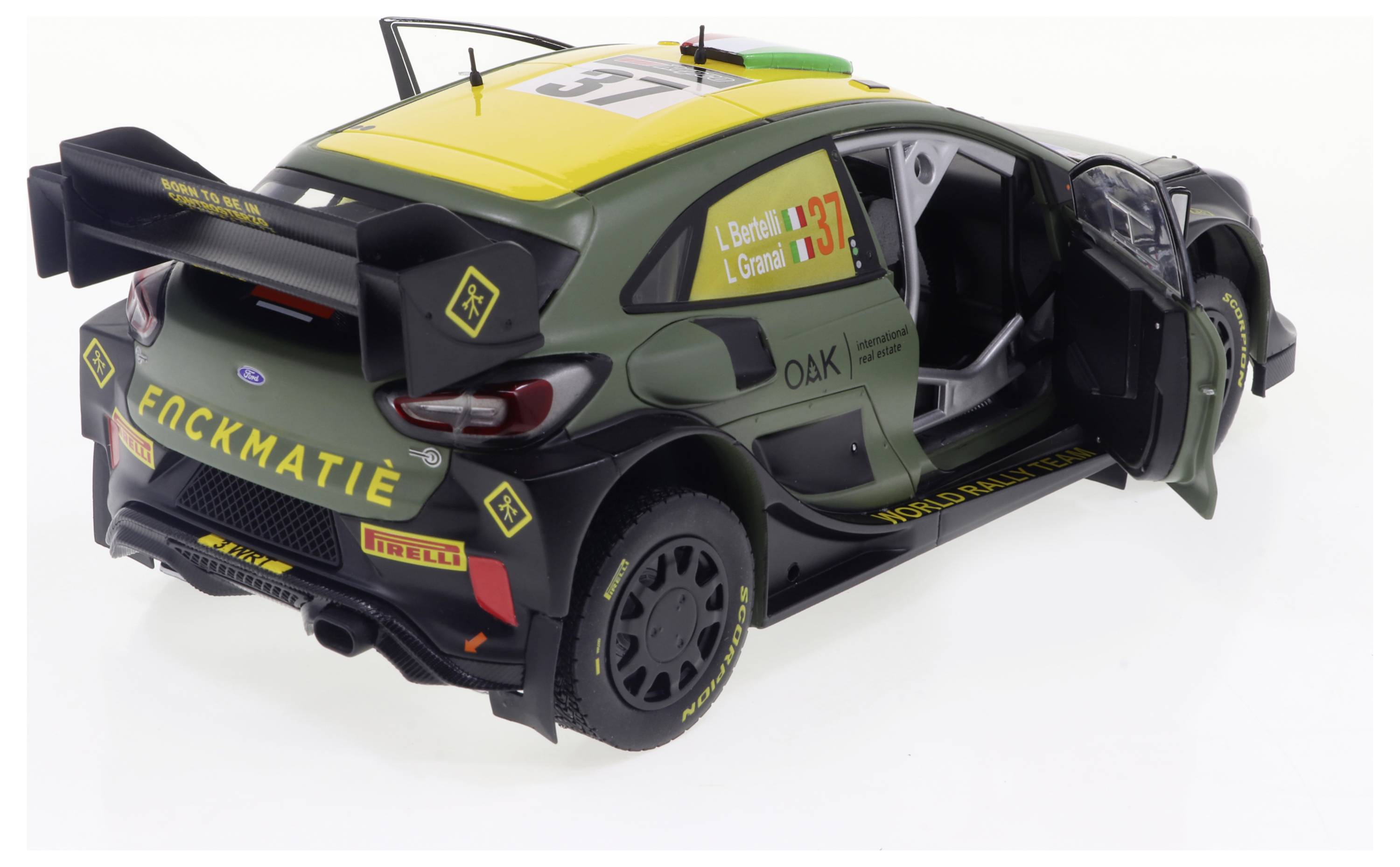 Solido Ford Puma Rally 1 2022 #7 schwarz 1:18 Modellauto