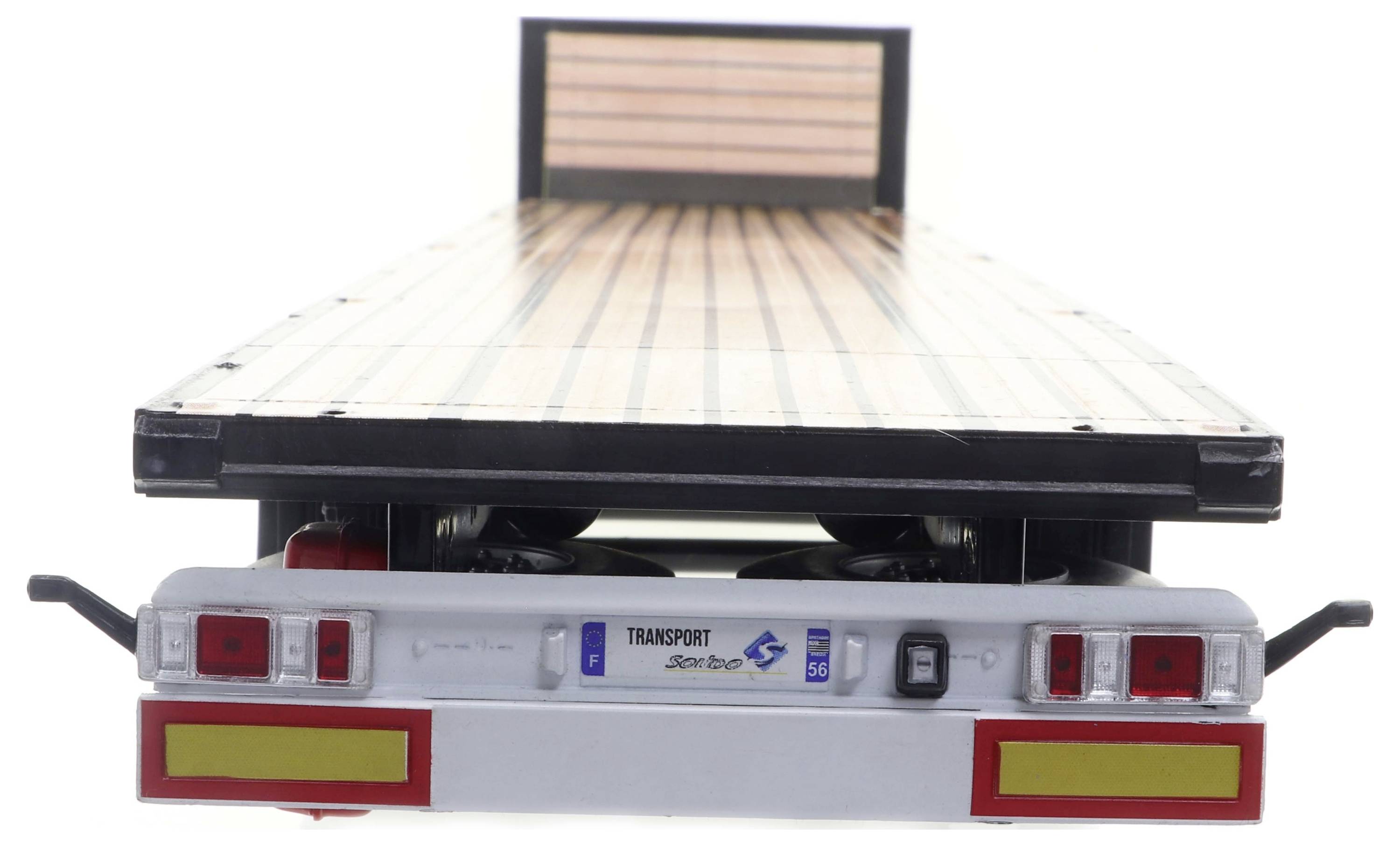 Solido Transport Anhänger schwarz 1:24 Modellauto