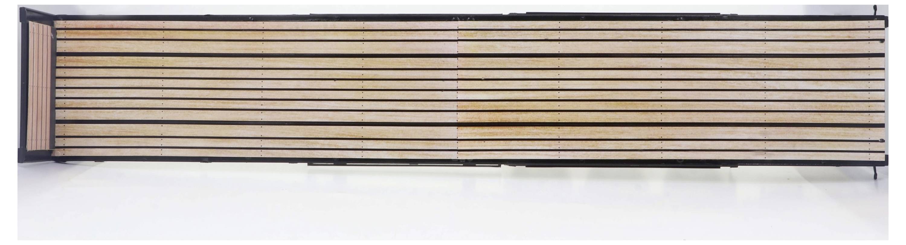 Solido Transport Anhänger schwarz 1:24 Modellauto