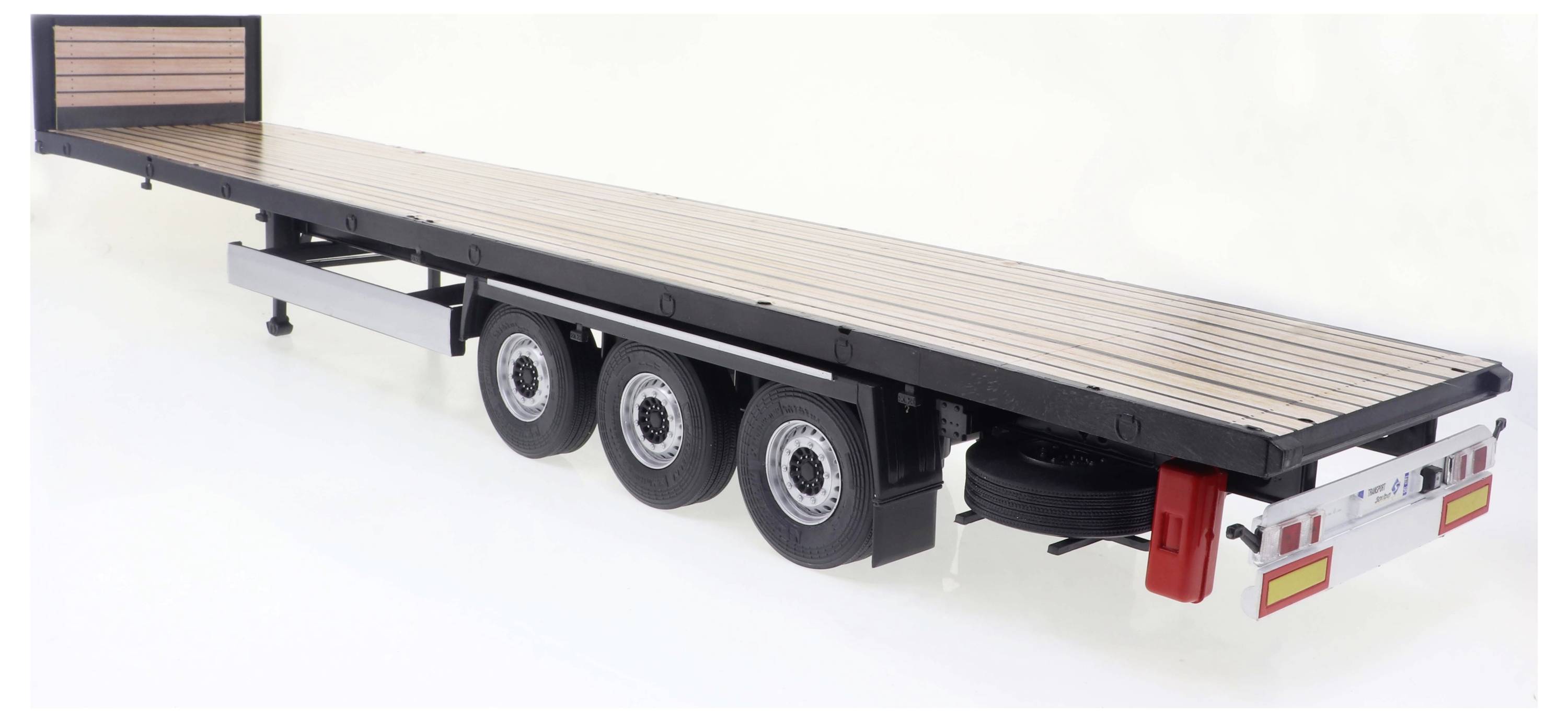 Solido Transport Anhänger schwarz 1:24 Modellauto