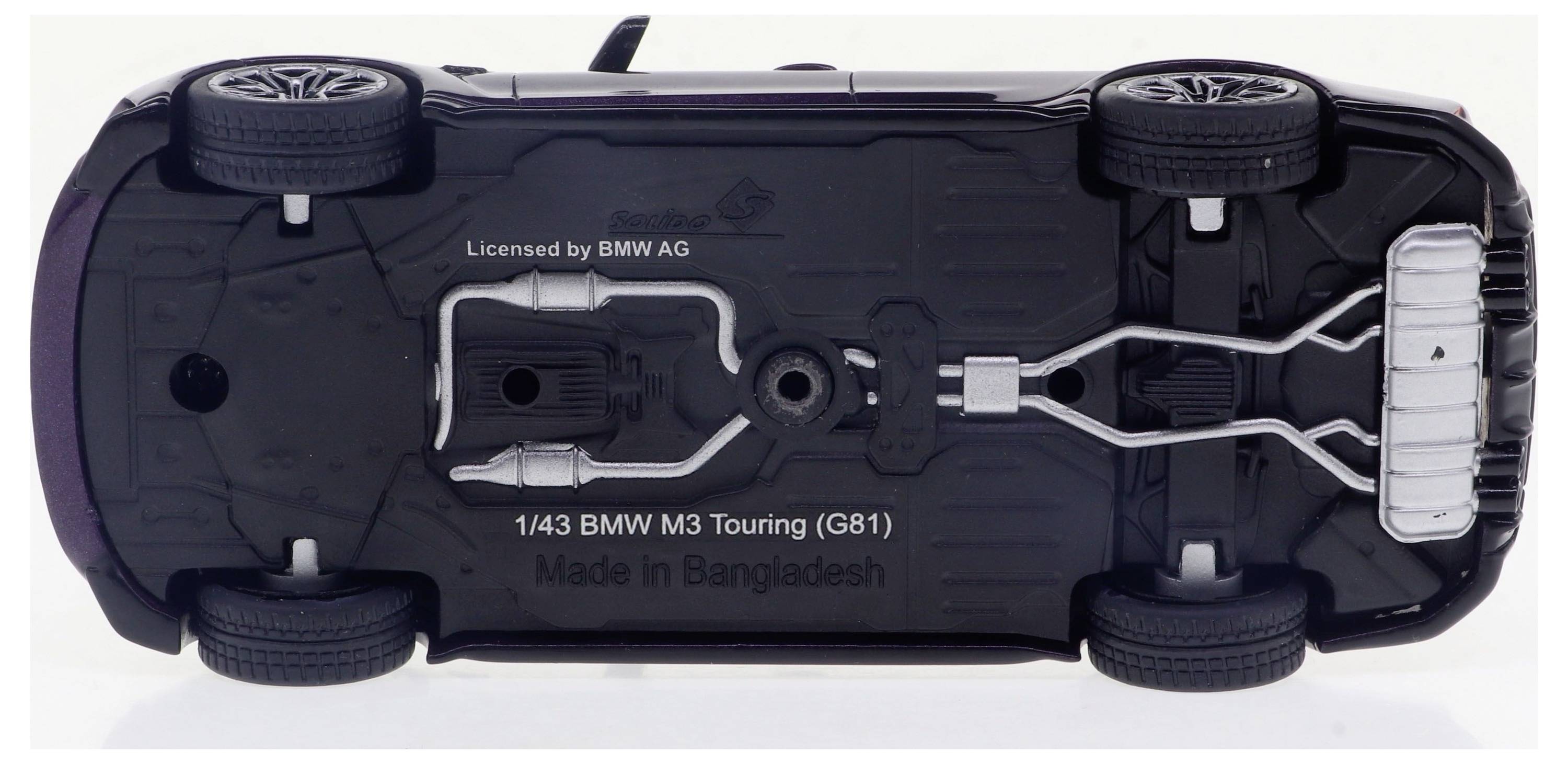 Solido BMW G81 M3 Touring, 2023 lila 1:43 Modellauto