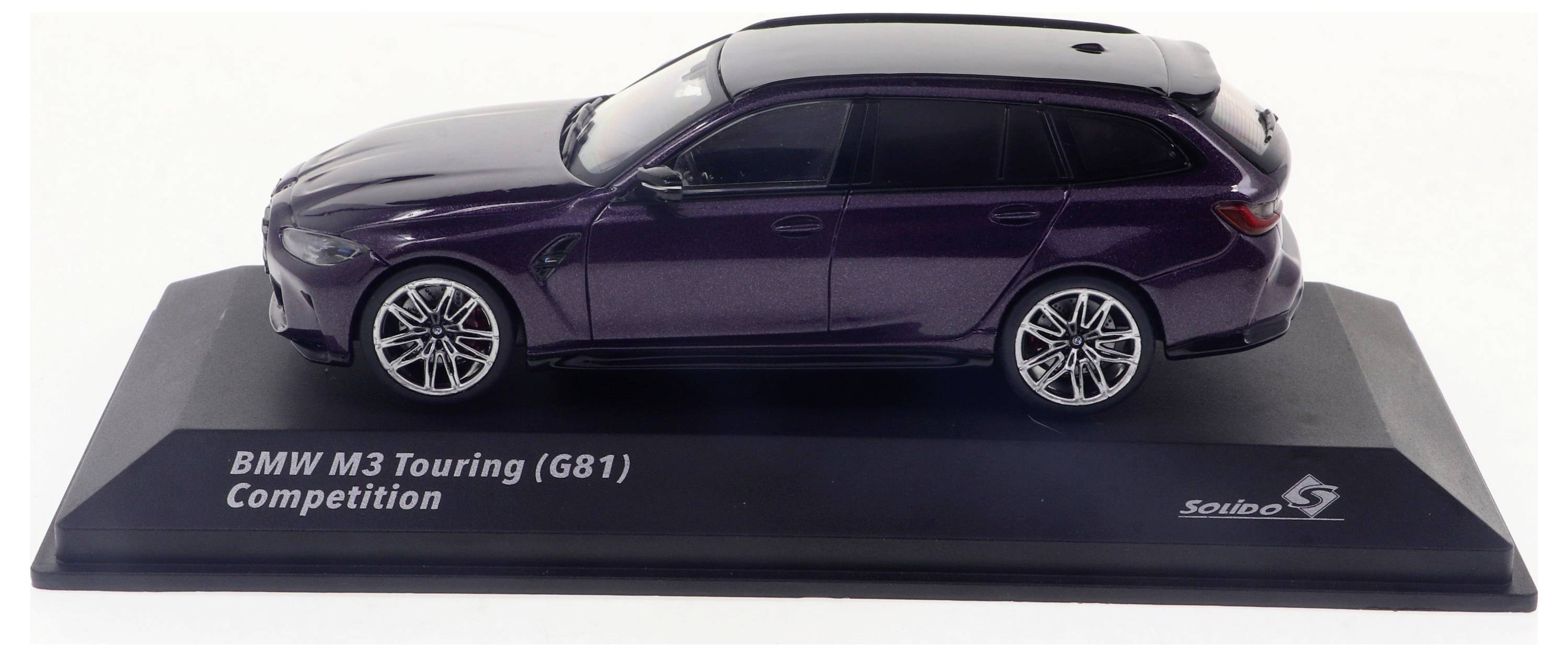 Solido BMW G81 M3 Touring, 2023 lila 1:43 Modellauto