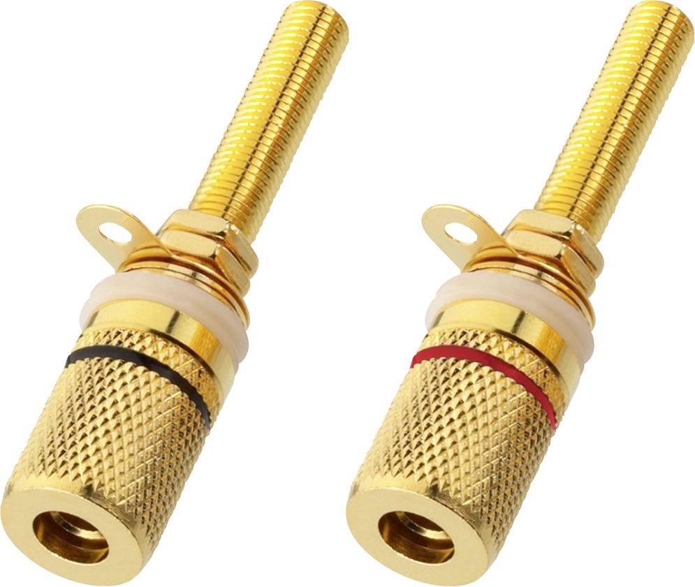 Monacor Bananen-Buchsen BP-500G 1 Paar