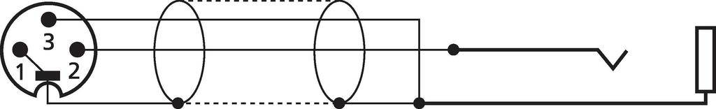 Monacor MCA-15/2 Audio Adapter [1x XLR-Stecker - 1x Klinkenbuchse 6.35 mm] 15cm
